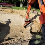 digging, excavation