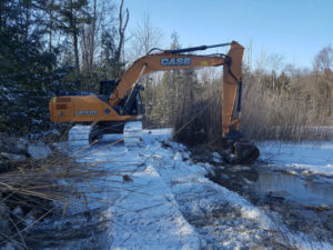 digging, excavator